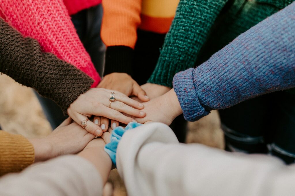 Lifestyle photo representing support