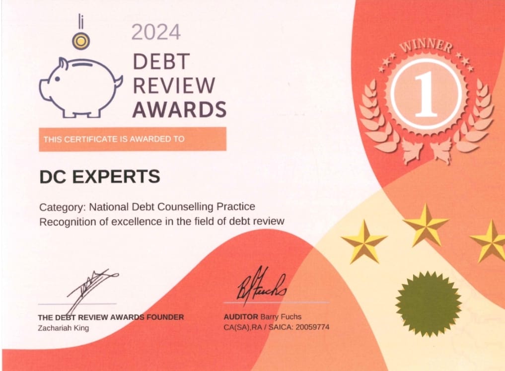DC Experts Winner Debt Review Award 2024